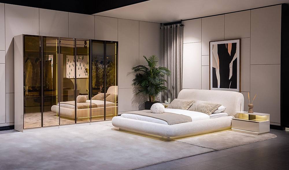 Minax Bazalı Yatak Odası - 6 Kapılı Yatak Odası