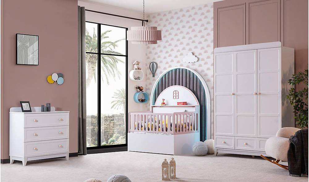 Yasi Bebek Odası - Pembe Genç Odası