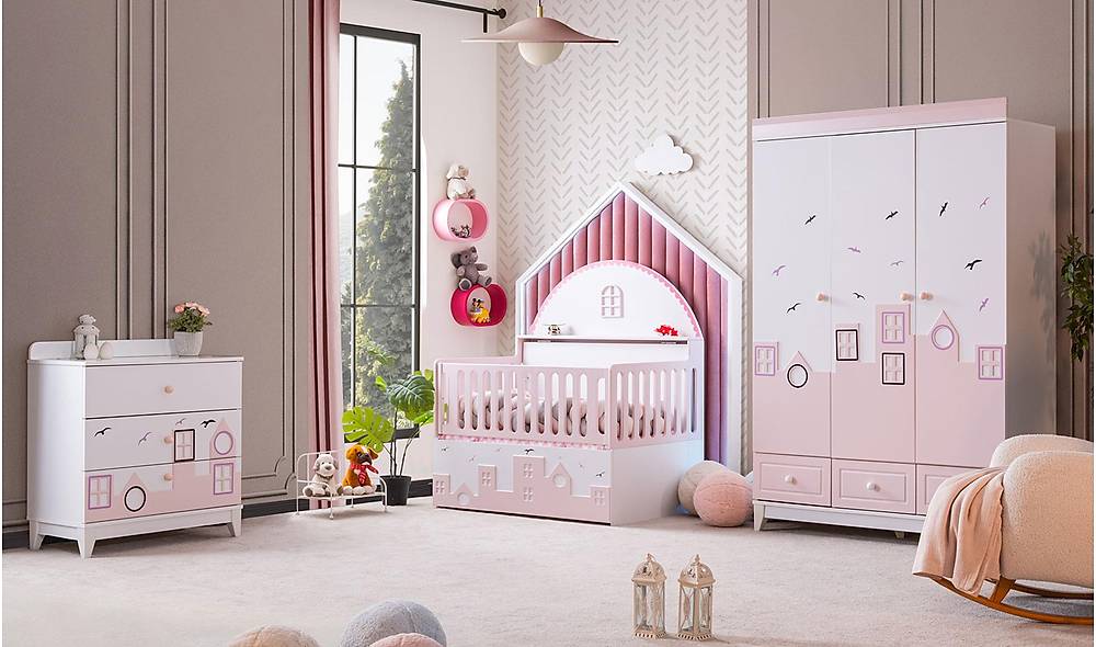 Ozzo Bebek Odası - Pembe Genç Odası