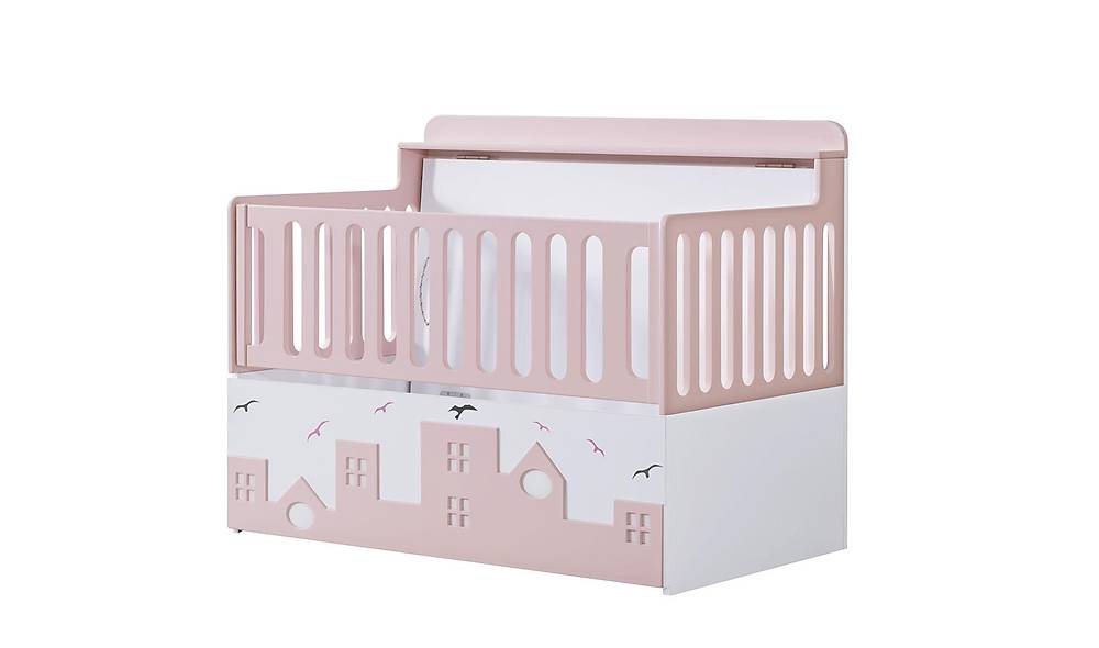 Ozzo Büyüyen Beşik - Pembe Beşik