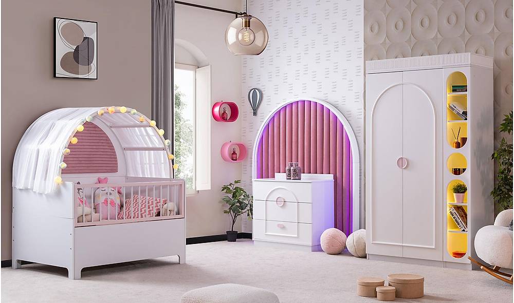 Aries Bebek Odası - Pembe Genç Odası