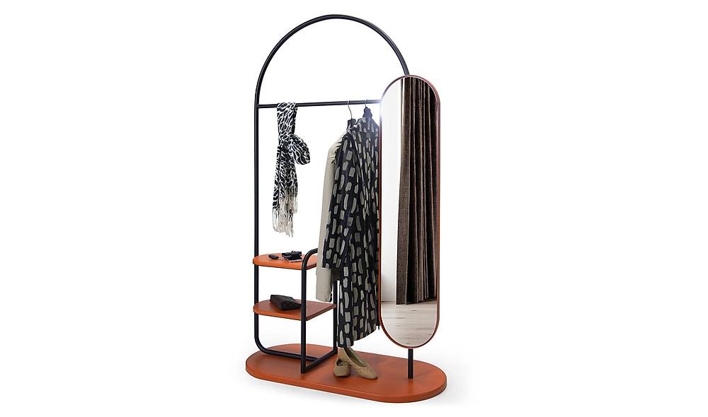 Marbella Aynalı Askılık Vestiyer Portmanto