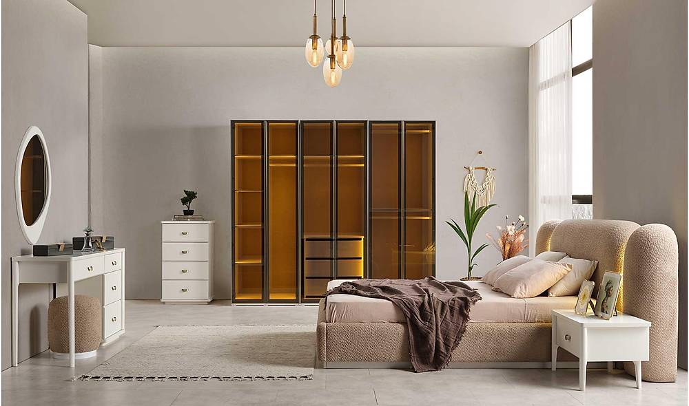 Solit Yatak Odası - 6 Kapılı Yatak Odası