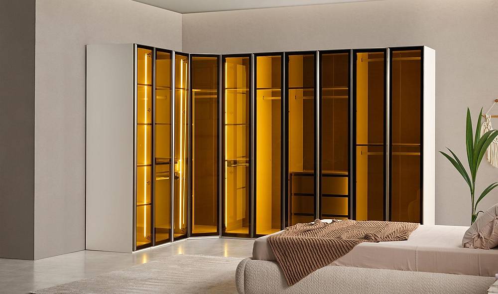 Solit Gardrop - Köşe Dolaplı Giyinme Odası