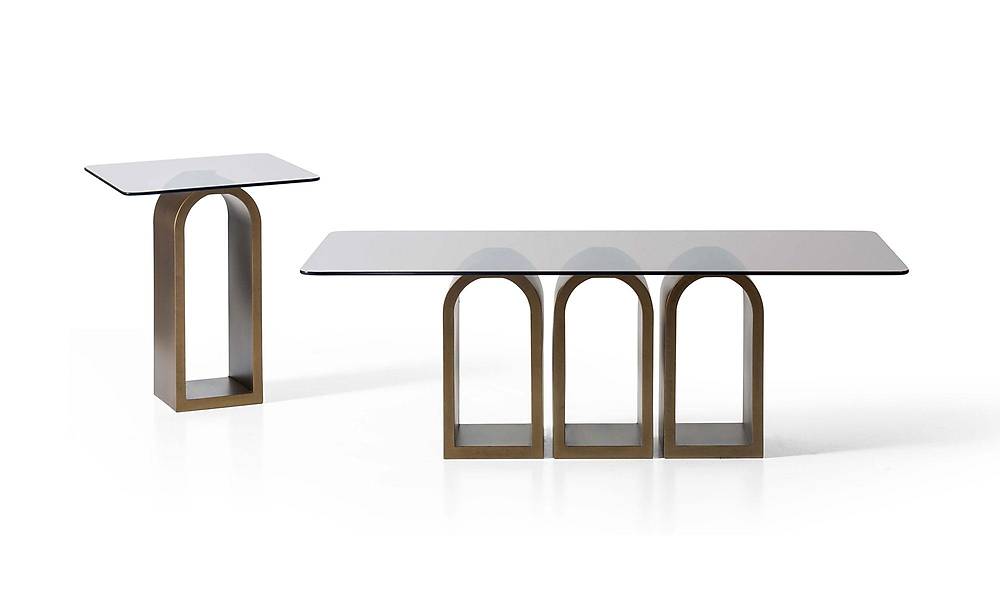 Panormos Orta Sehpa Seti - Brass Sehpa ve Aksesuar