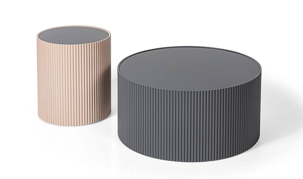 Niko Orta Sehpa Seti - Antrasit Sehpa ve Aksesuar