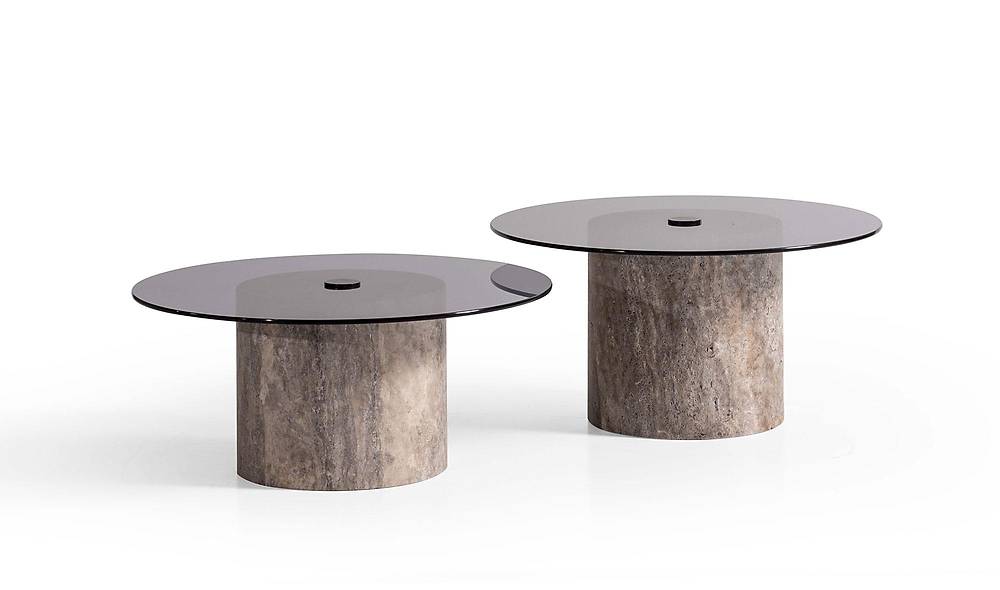 Dome Orta Sehpa Seti - Silver Sehpa ve Aksesuar