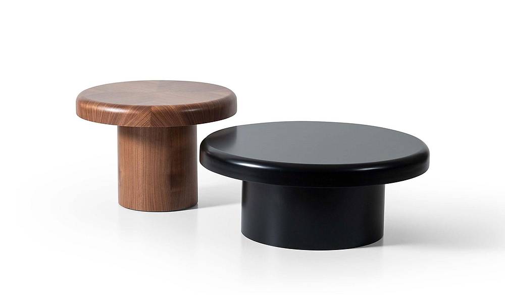 Punto Orta Sehpa Seti - Siyah Sehpa ve Aksesuar