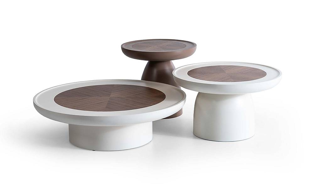 Parker Orta Sehpa Seti - Krem Sehpa ve Aksesuar