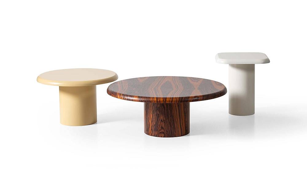 Matisse Orta Sehpa Seti - Ceviz Sehpa ve Aksesuar