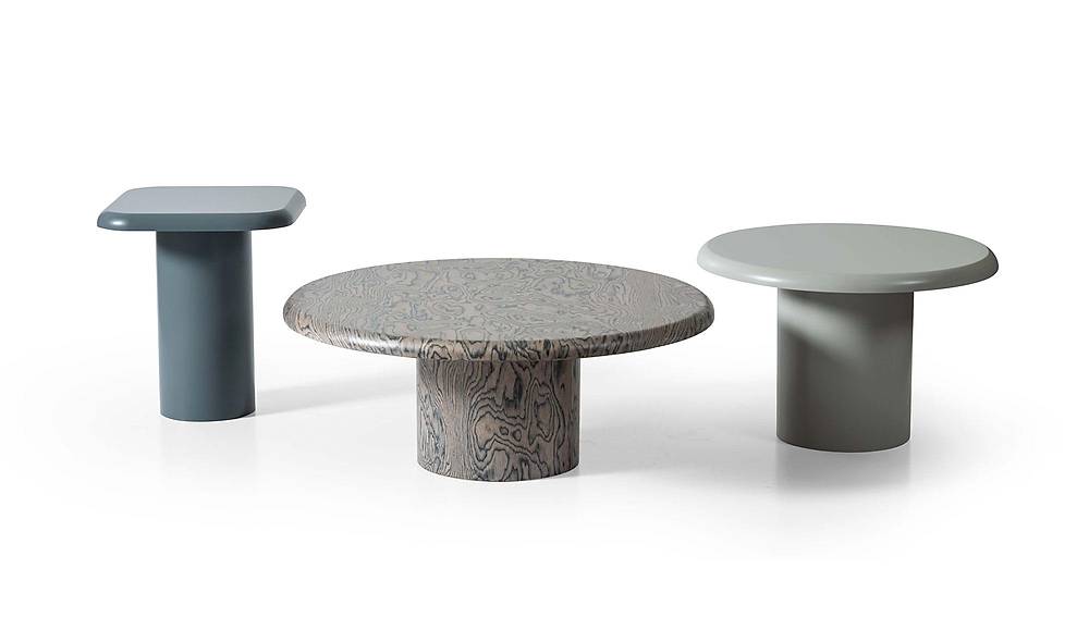 Matisse Orta Sehpa Seti - Gri Sehpa ve Aksesuar