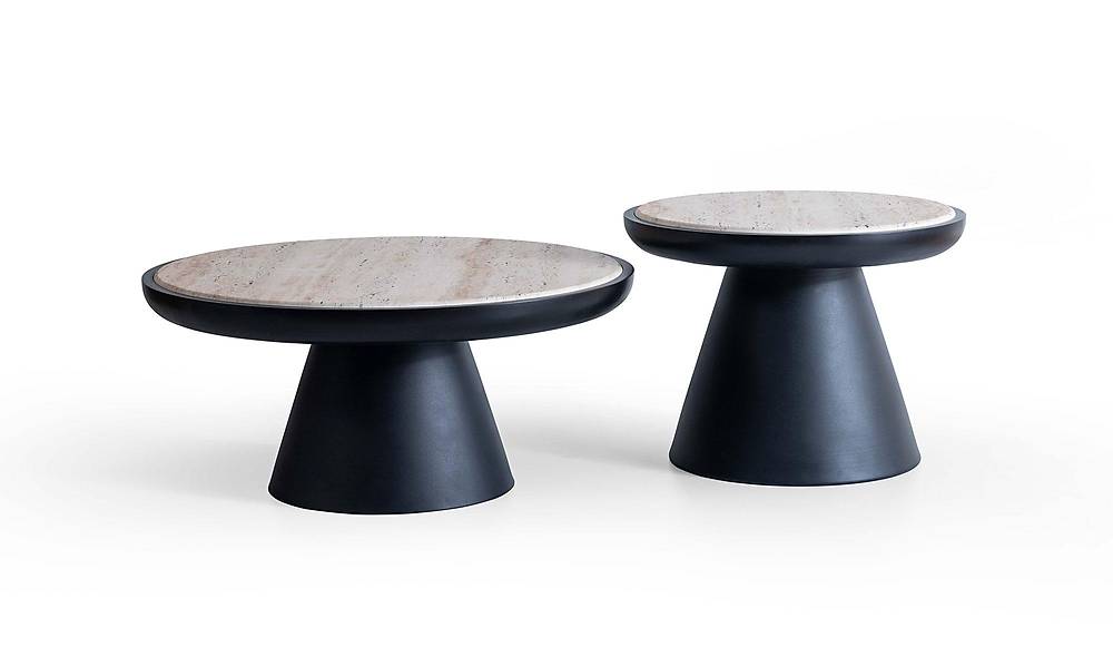 Cubic Sehpa Seti - Plus Siyah Sehpa ve Aksesuar