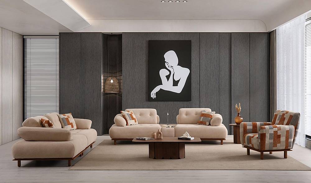 Girne Koltuk Takımı - Turuncu Koltuk Takımı