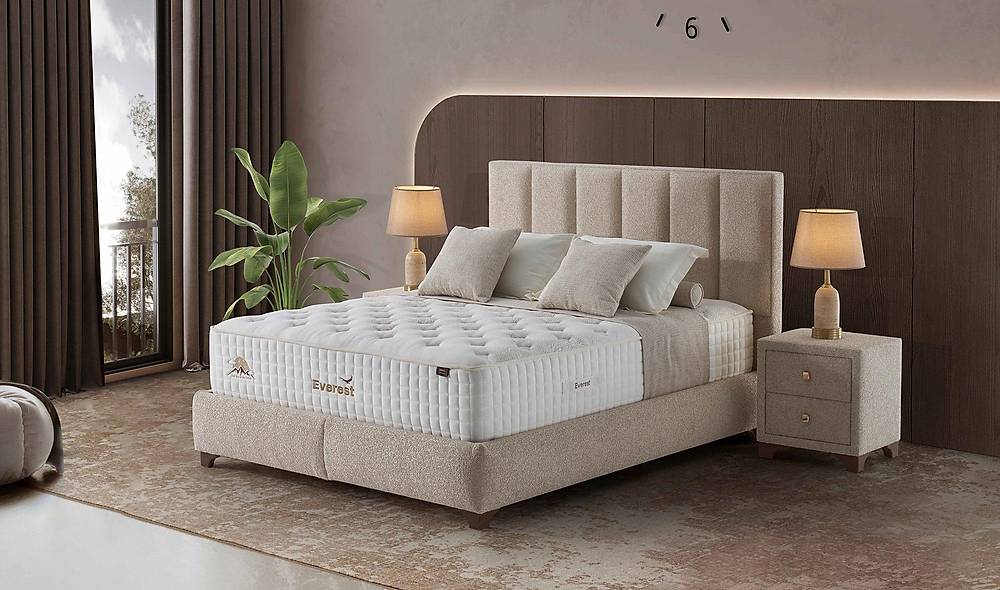 Everest Polo Baza + Başlık + Yatak Baza Setleri