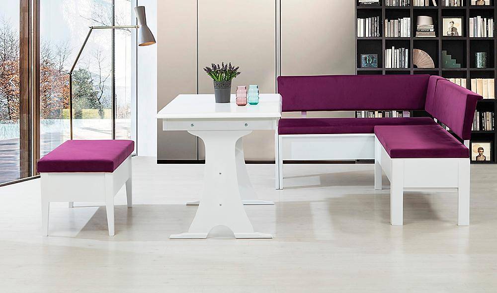 1010 Mutfak Köşe Takımı - Beyaz Masa Sandalye