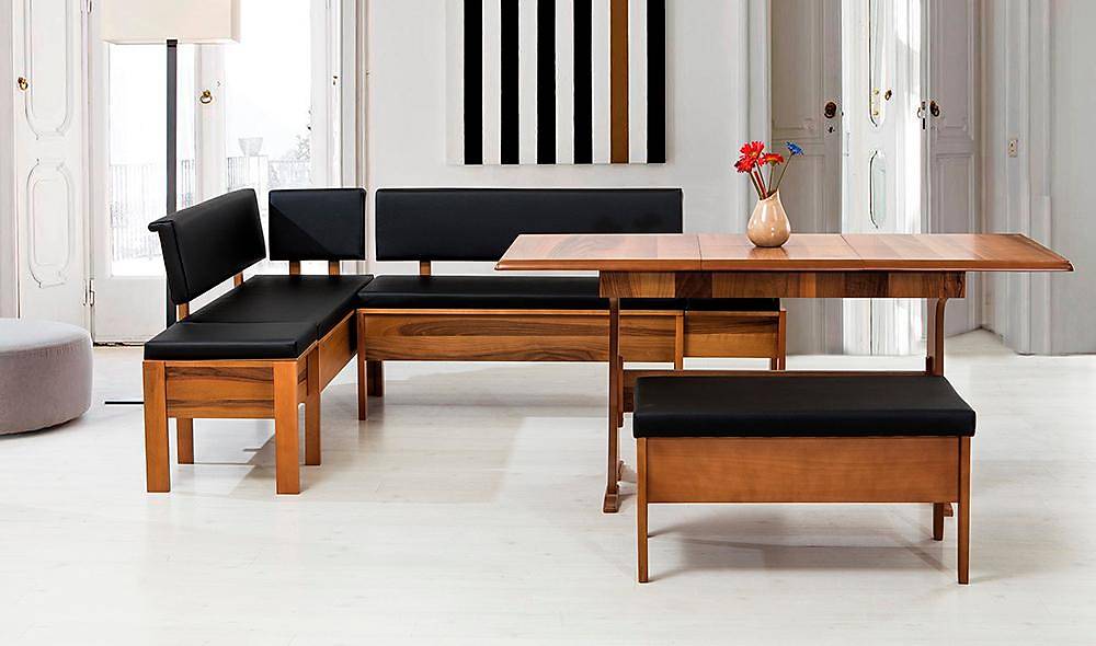 1010 Mutfak Köşe Takımı - Ceviz Masa Sandalye