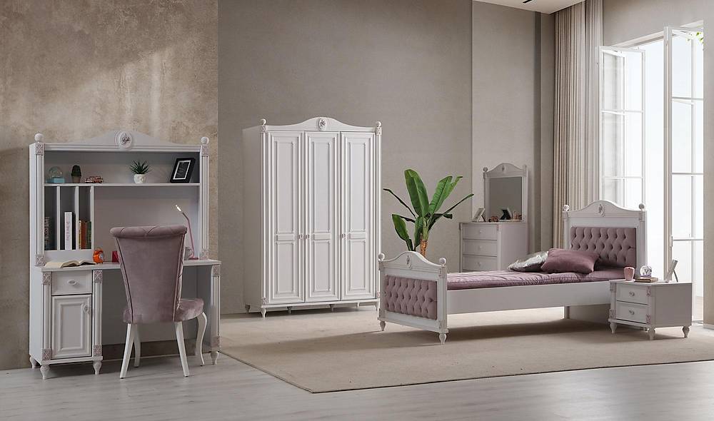 White Romantic Genç Odası Genç Odası