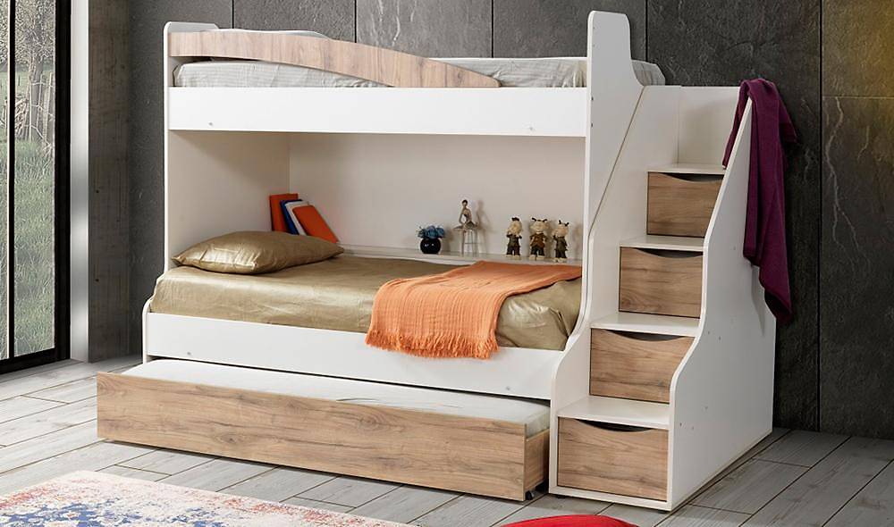 Paris Yavrulu Ranza Ceviz - Beyaz Genç Odası