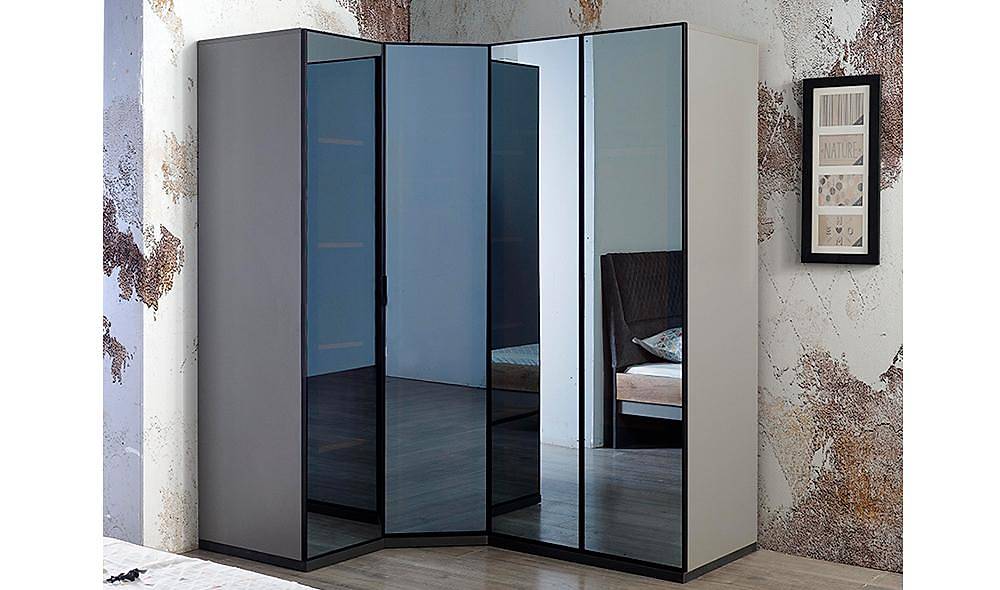 Lofter Köşe Gardolap Kapaklı Gardırop