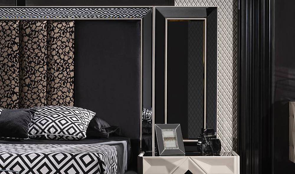 Nepal Luxury Bazalı Yatak Odası Luxury Yatak Odası