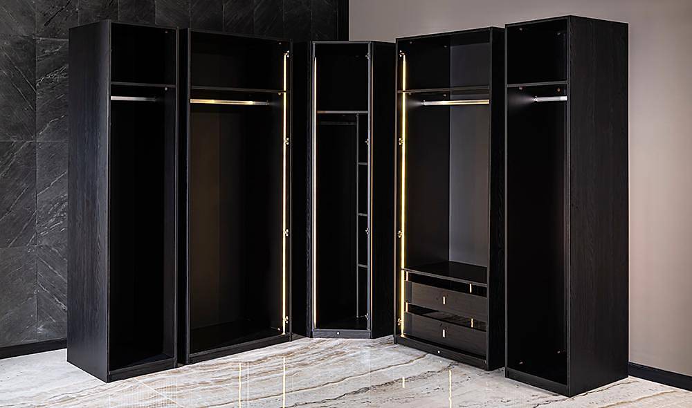 Titanic Luxury Köşe Gardolap Kapaklı Gardırop