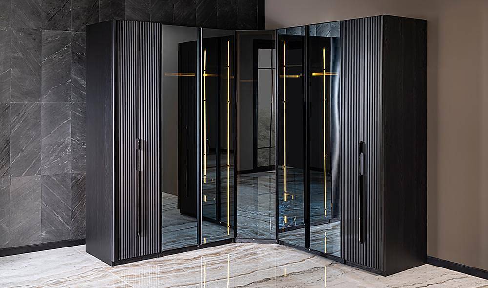 Titanic Luxury Köşe Gardolap Kapaklı Gardırop