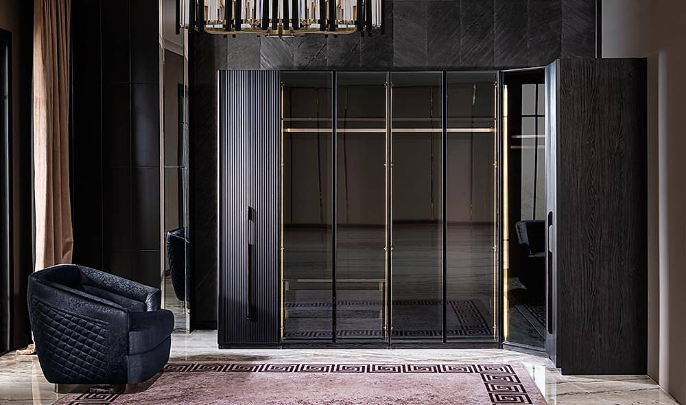 Titanic Luxury Köşe Gardolap Kapaklı Gardırop