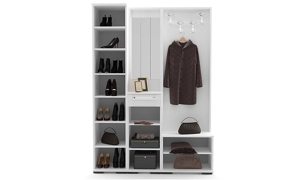 Loris Beyaz Portmanto Vestiyer Portmanto