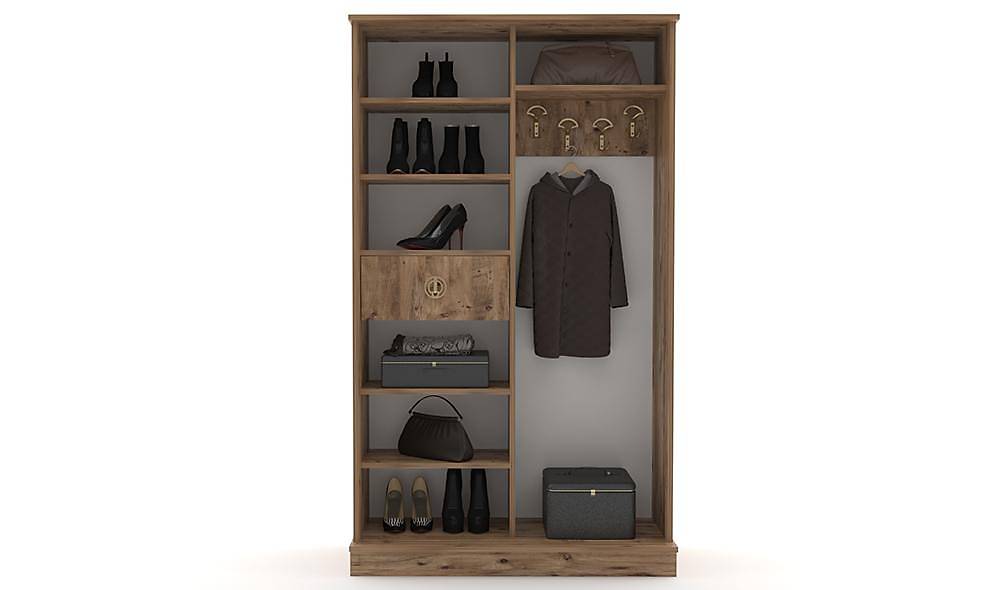 Beymen Ceviz Sürgülü Portmanto Vestiyer Portmanto