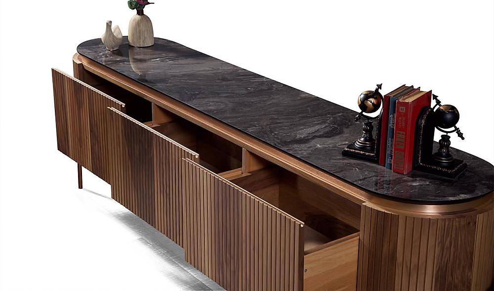 Mood Ceviz Bronz Tv Sehpası TV Ünitesi