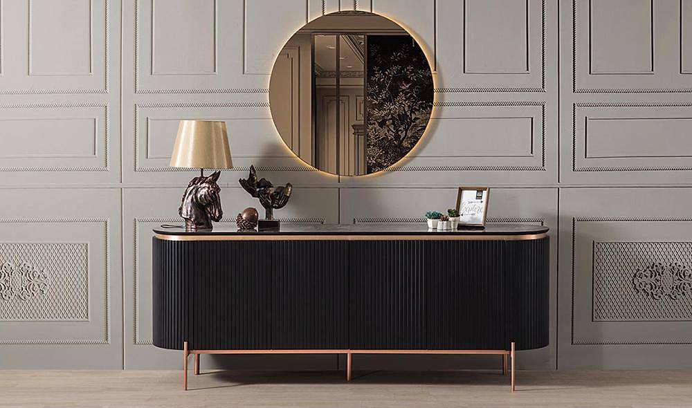 Mood Siyah Bronz Yemek Odası Yemek Odası