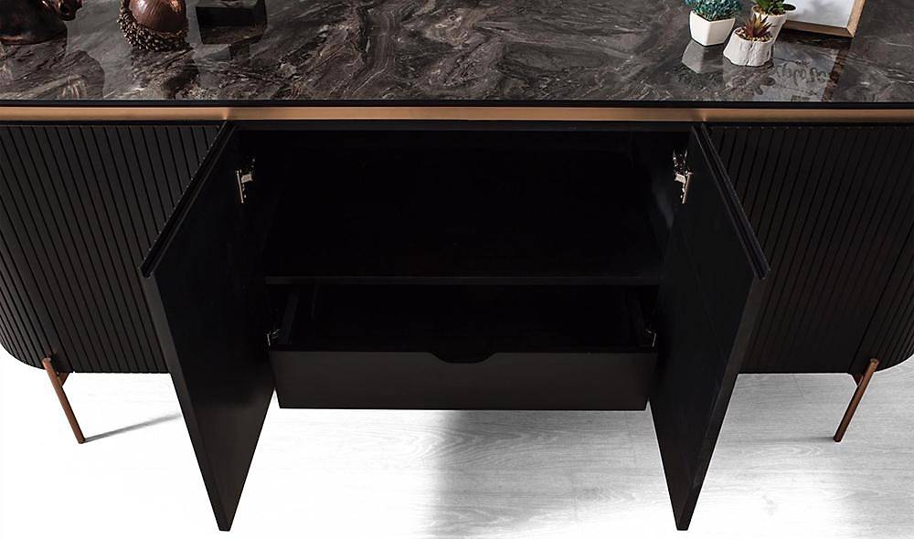 Mood Siyah Bronz Yemek Odası Yemek Odası