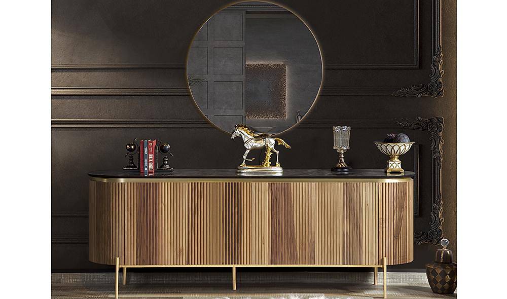 Mood Ceviz Gold Yemek Odası Yemek Odası