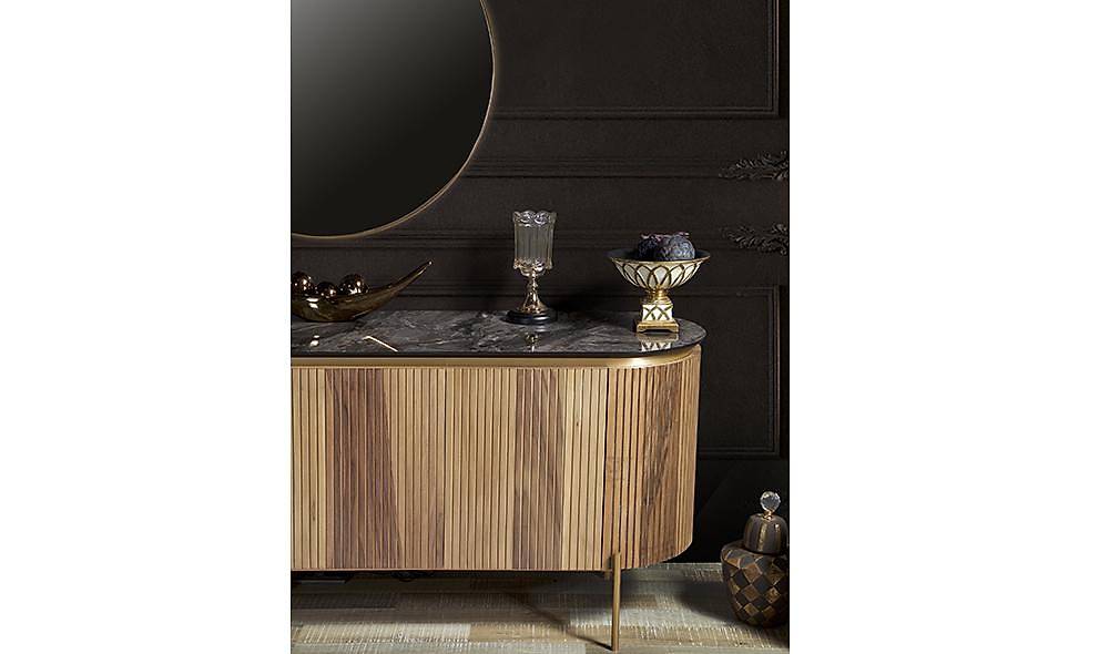 Mood Ceviz Gold Yemek Odası Yemek Odası