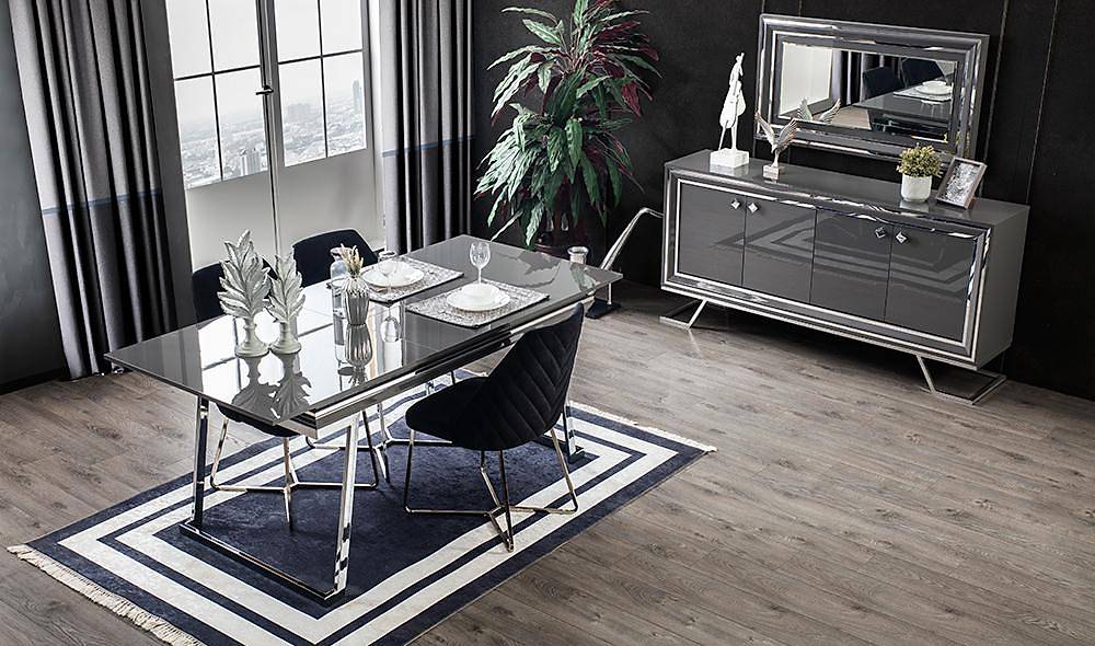 Rixos Luxury Gri Yemek Odası Luxury Yemek Odası