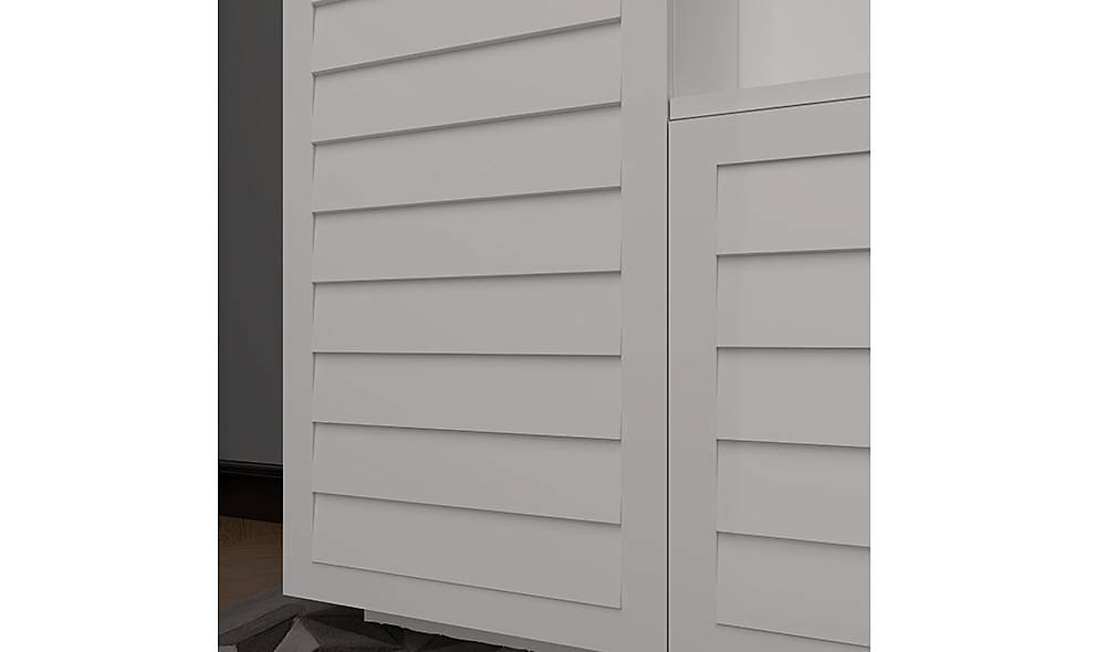 Fulya Beyaz Portmanto Vestiyer Portmanto