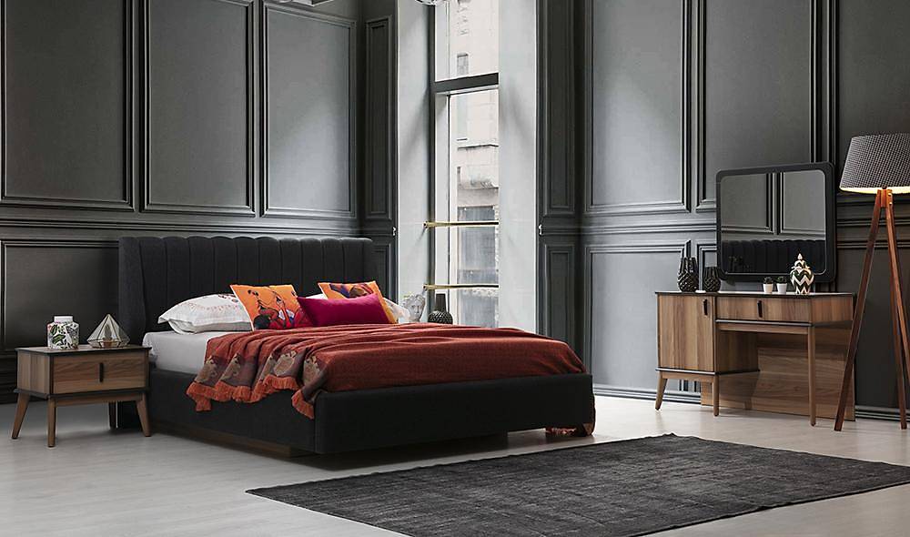 Nora Ceviz Bazalı Yatak Odası Yatak Odası