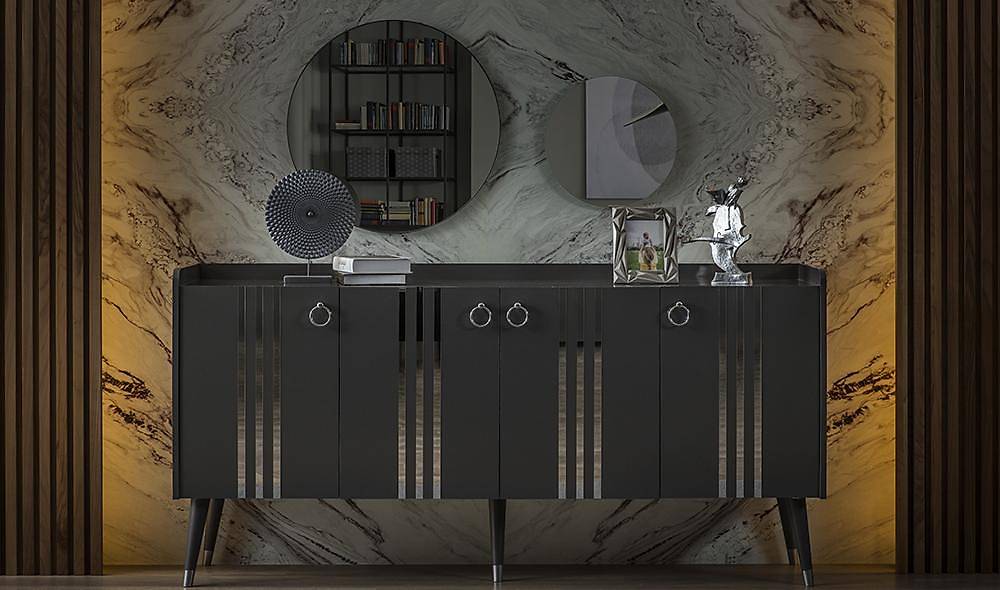 Karnaval Antrasit Yemek Odası Yemek Odası