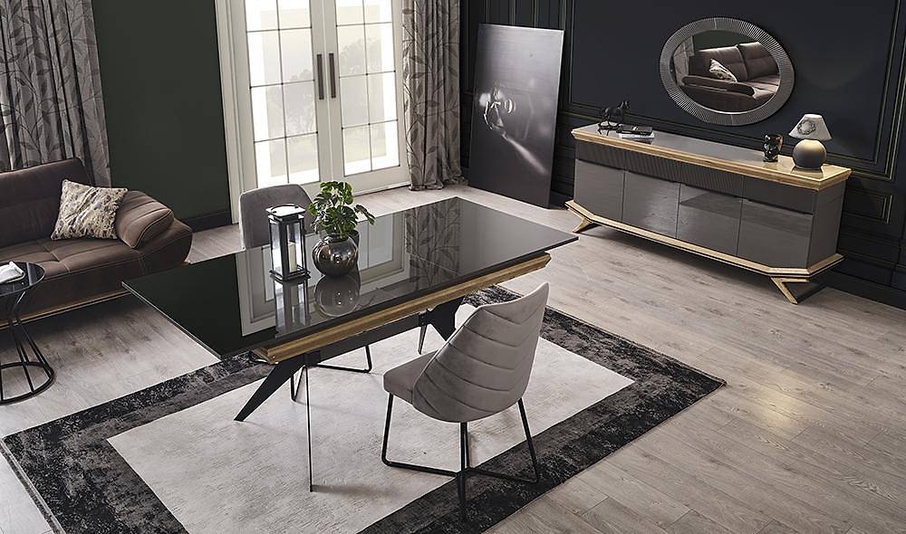 Larina Antrasit Yemek Odası Yemek Odası