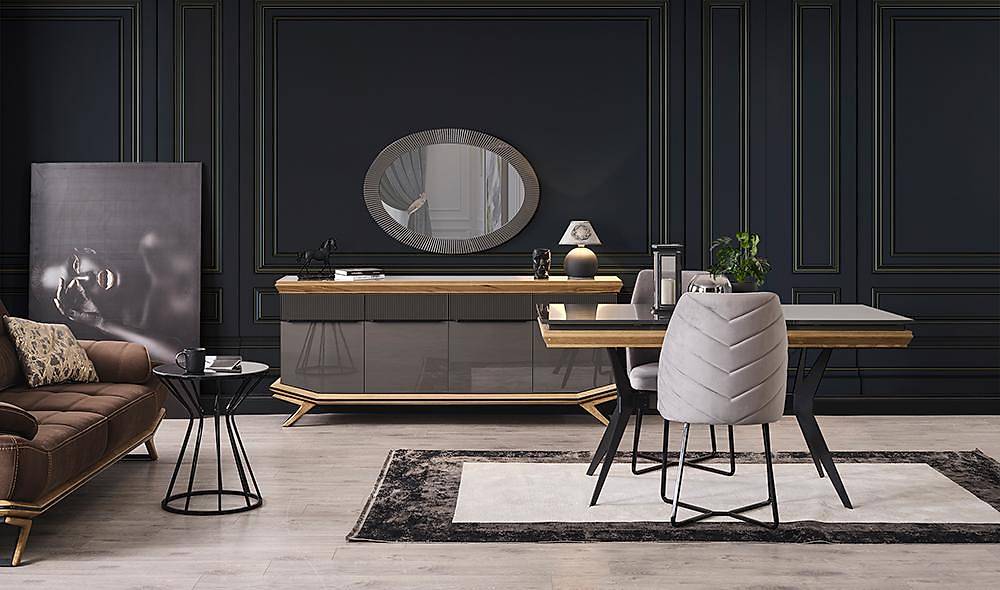 Larina Antrasit Yemek Odası Yemek Odası