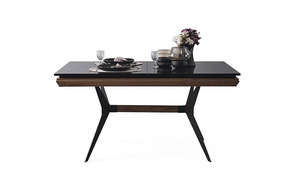 Larina Siyah Masa Takımı Masa Sandalye