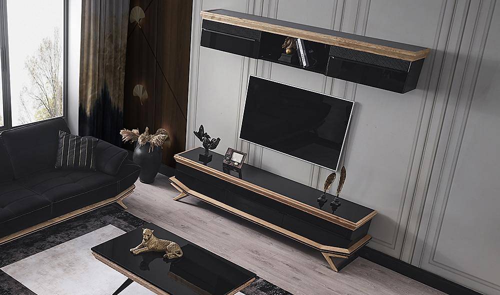 Larina Siyah Tv Ünitesi TV Ünitesi