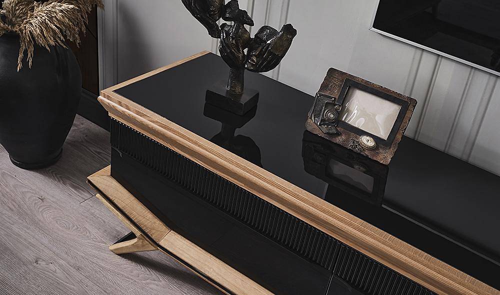 Larina Siyah Tv Ünitesi TV Ünitesi