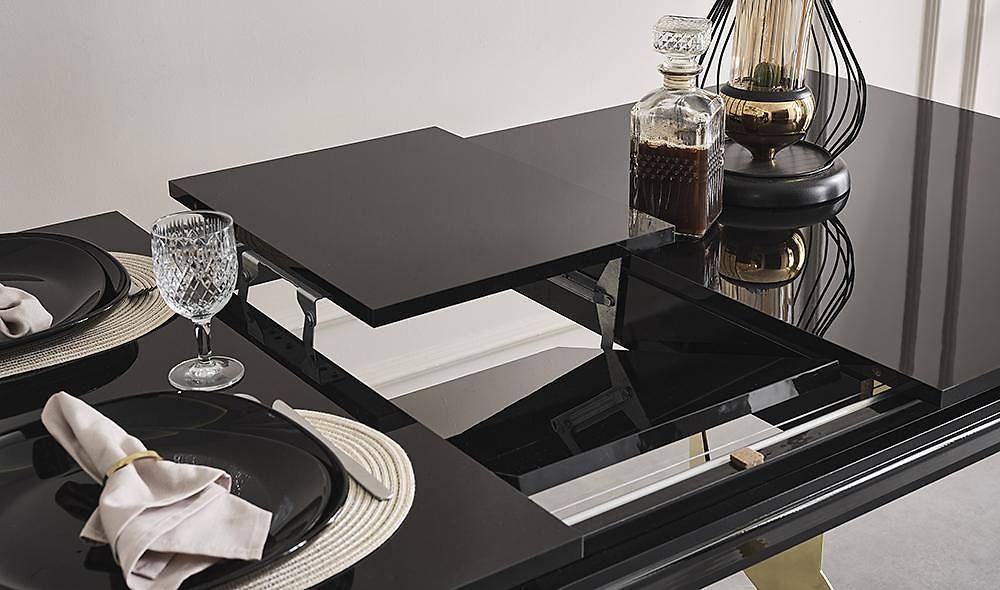 Clara Siyah Gold Yemek Odası Yemek Odası