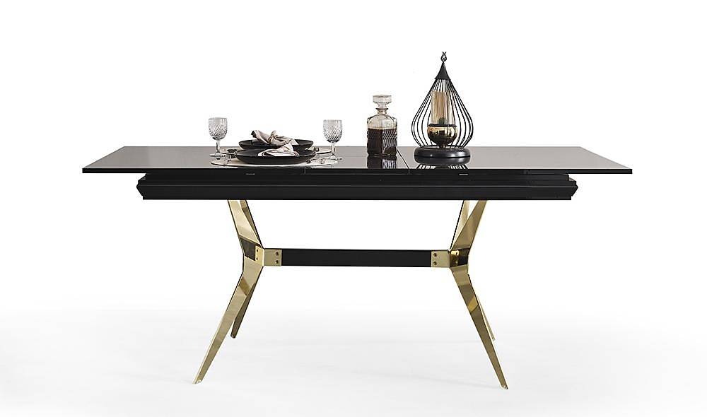 Clara Siyah Gold Yemek Odası Yemek Odası