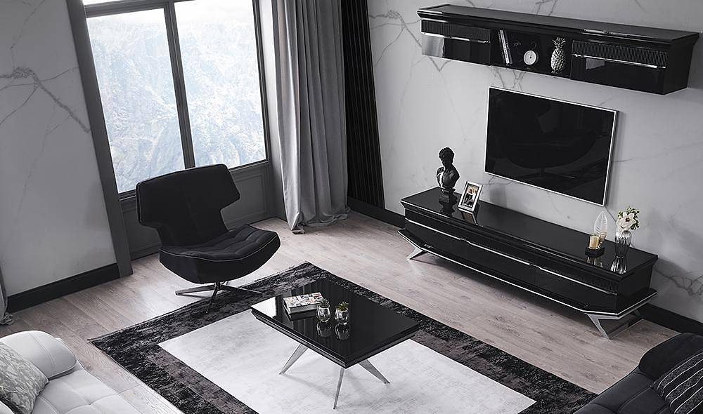 Clara Siyah Silver Yemek Odası Yemek Odası