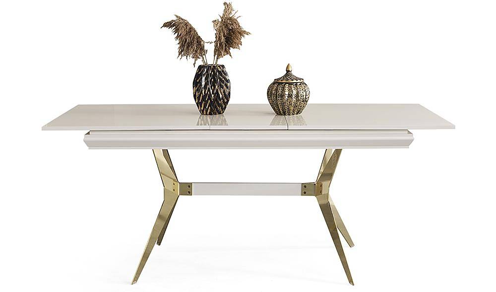 Clara Ekru Gold Masa Takımı Masa Sandalye