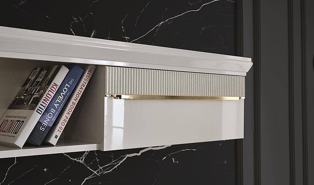 Clara Ekru Gold Tv Ünitesi TV Ünitesi