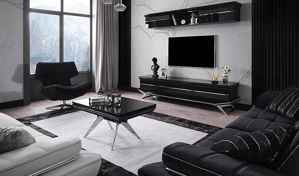 Clara Siyah Koltuk Takımı Koltuk Takımı