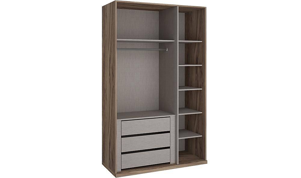 Elantra Köşe Gardolap Kapaklı Gardırop